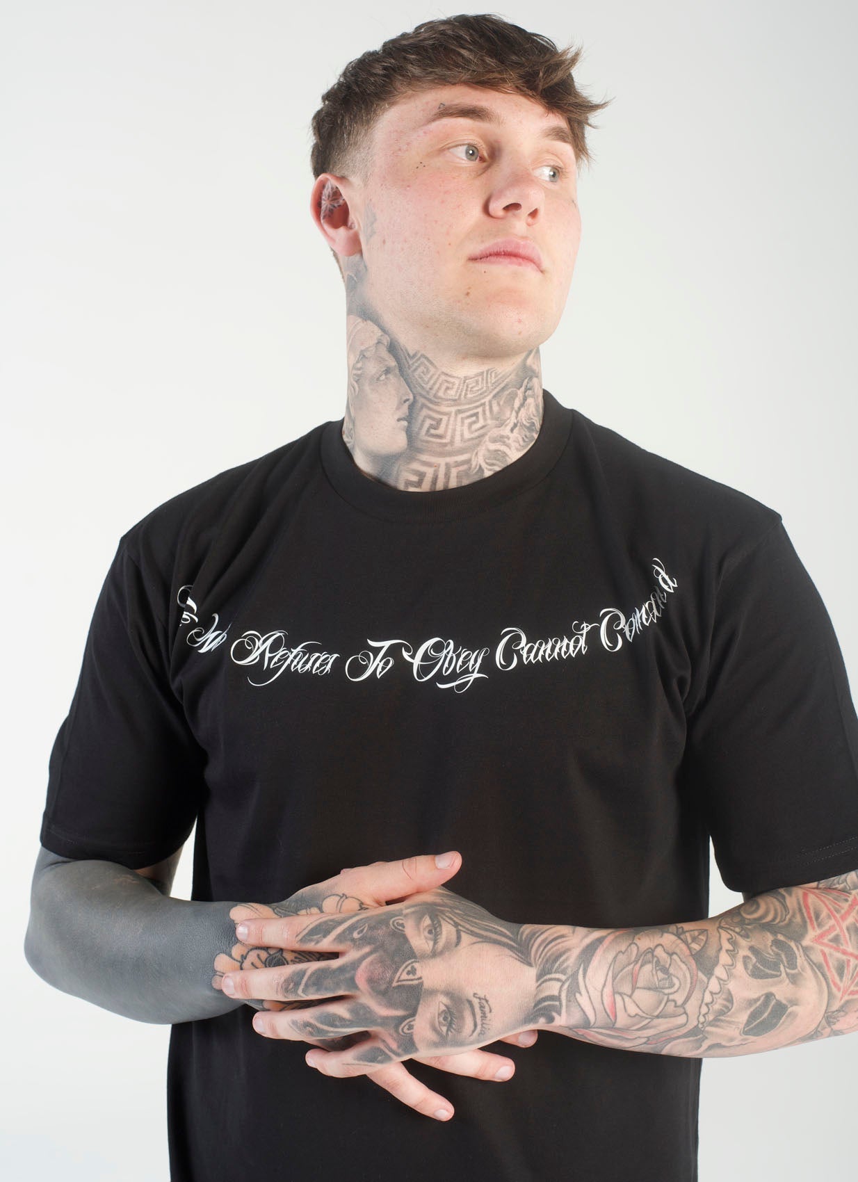 BLACK THE LAW T-SHIRT