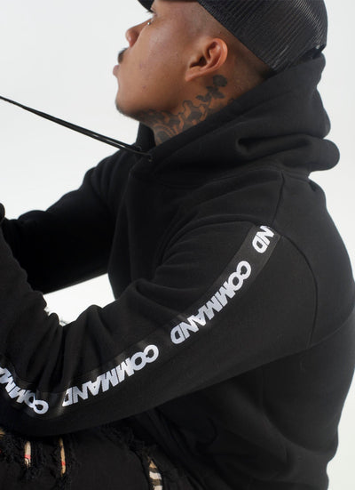 BLACK TAPE HOODIE