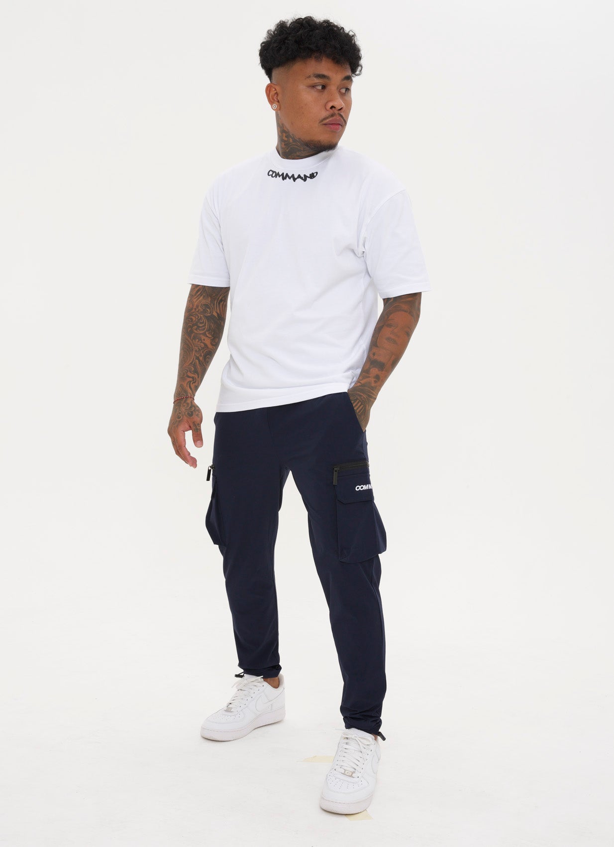 NAVY CARGO PANTS