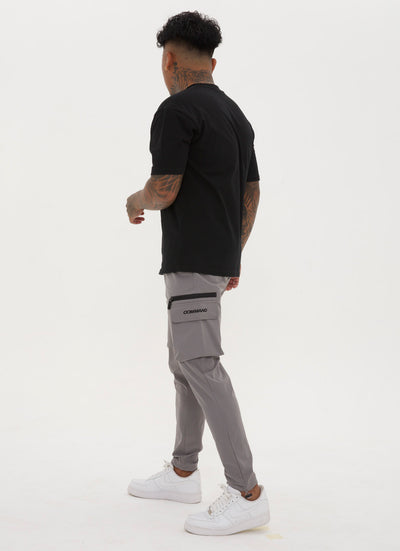 GREY CARGO PANTS