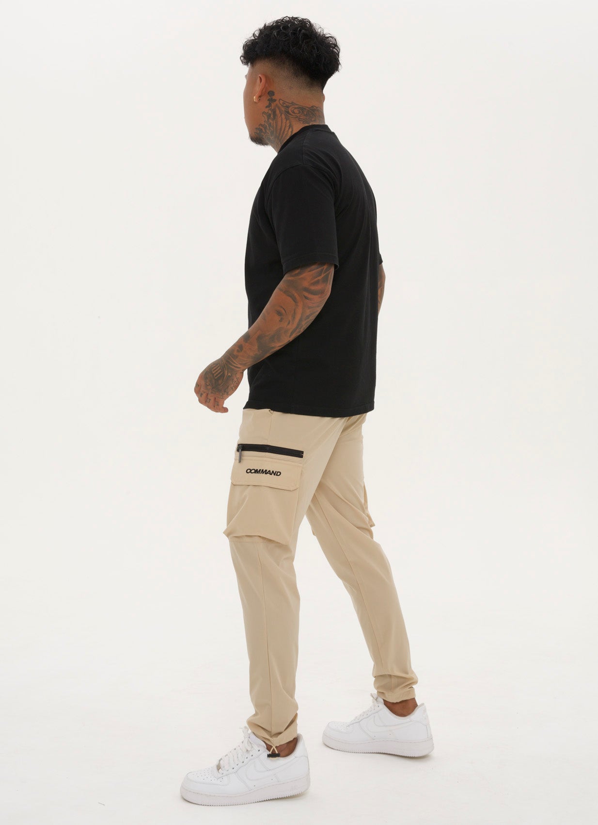 TAN CARGO PANTS