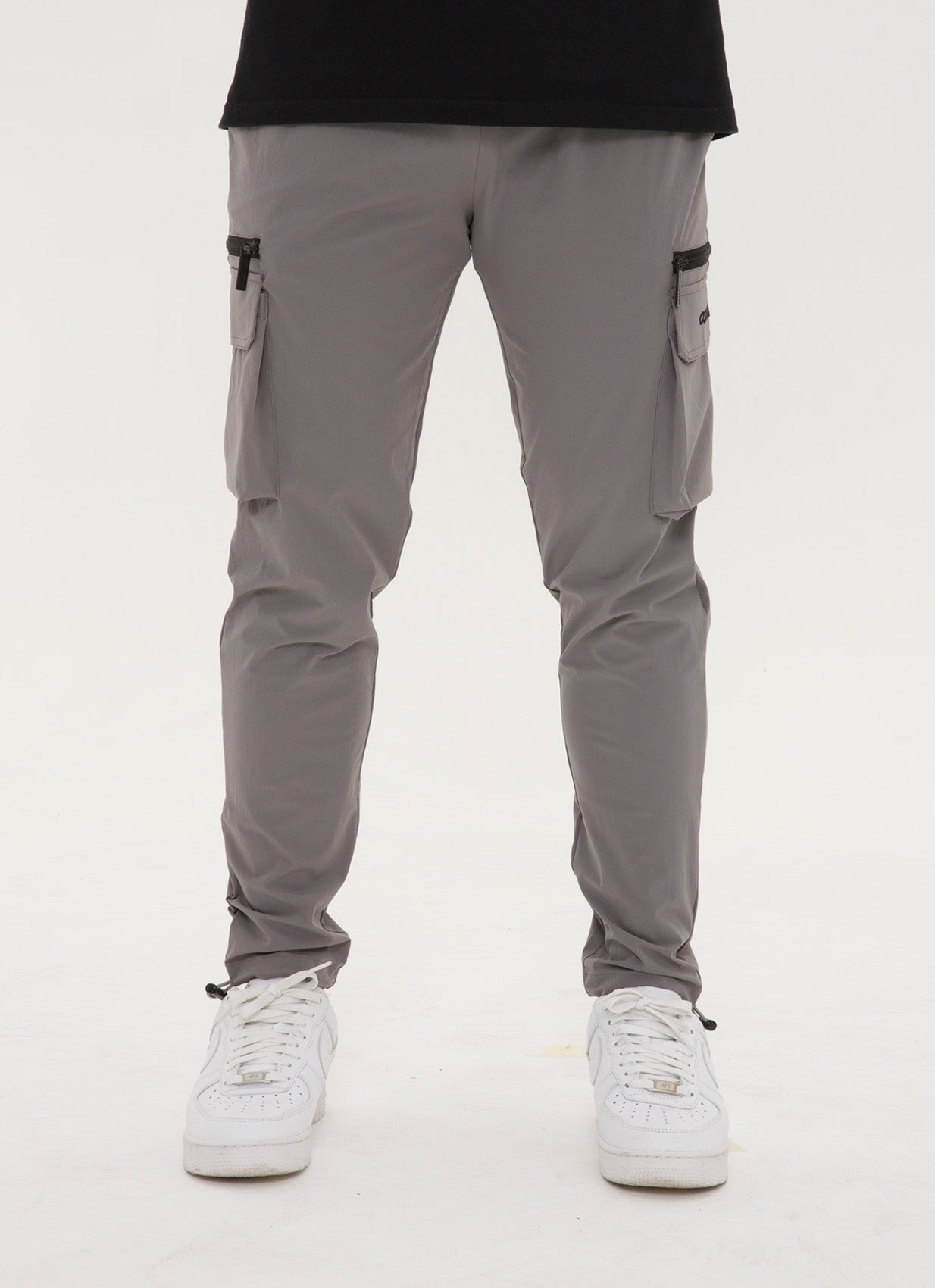 GREY CARGO PANTS