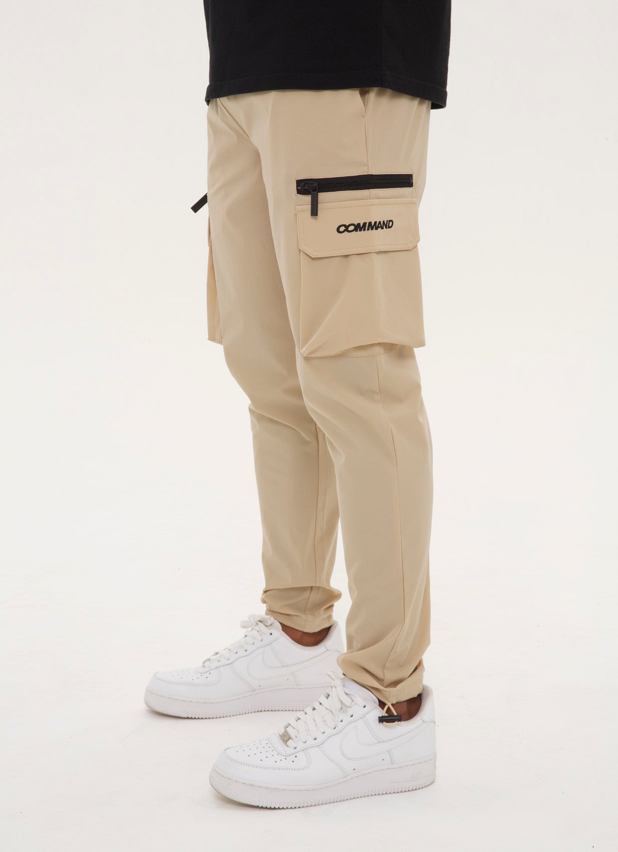 TAN CARGO PANTS