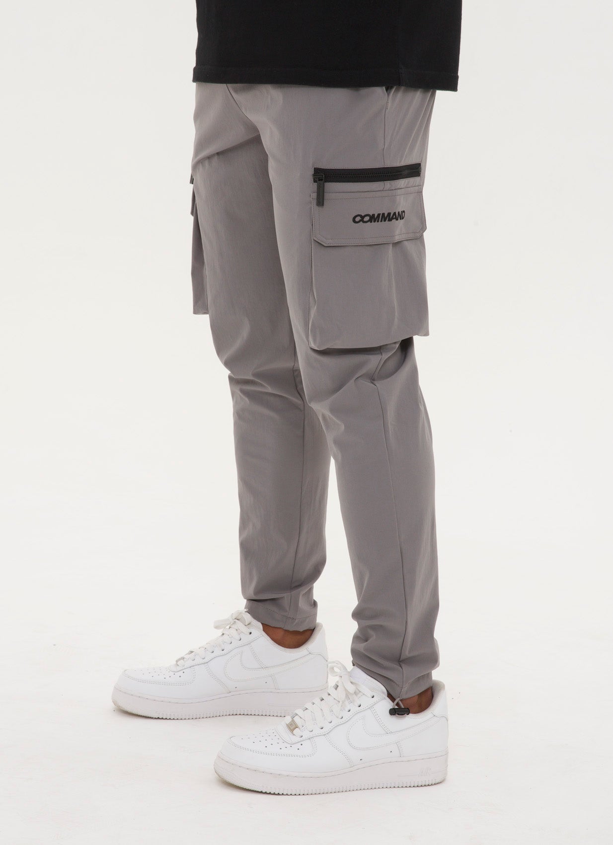 GREY CARGO PANTS