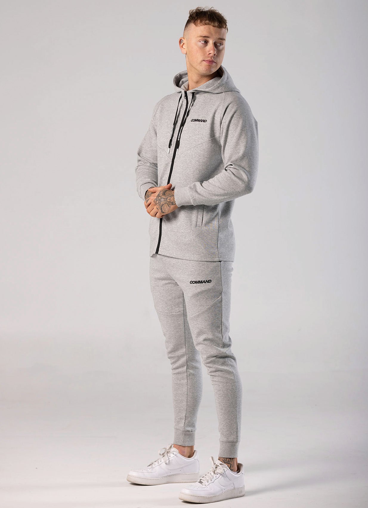 GREY DAILY ZIP JACKET