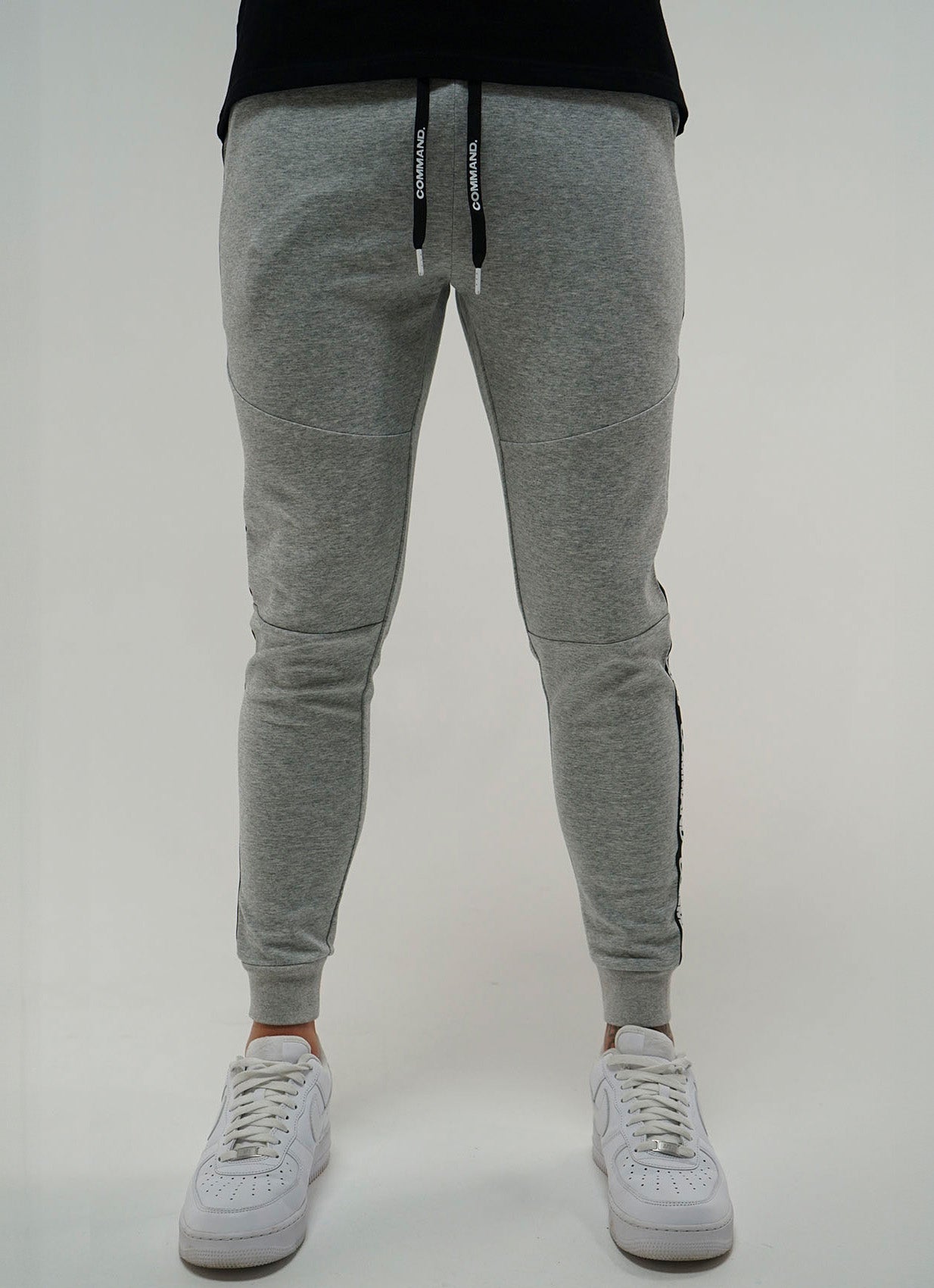 GREY TAPE DAILY TRACK PANTS