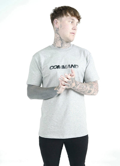 GREY LOGO T-SHIRT