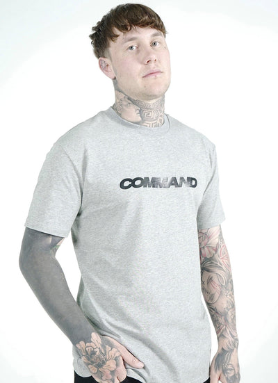 GREY LOGO T-SHIRT