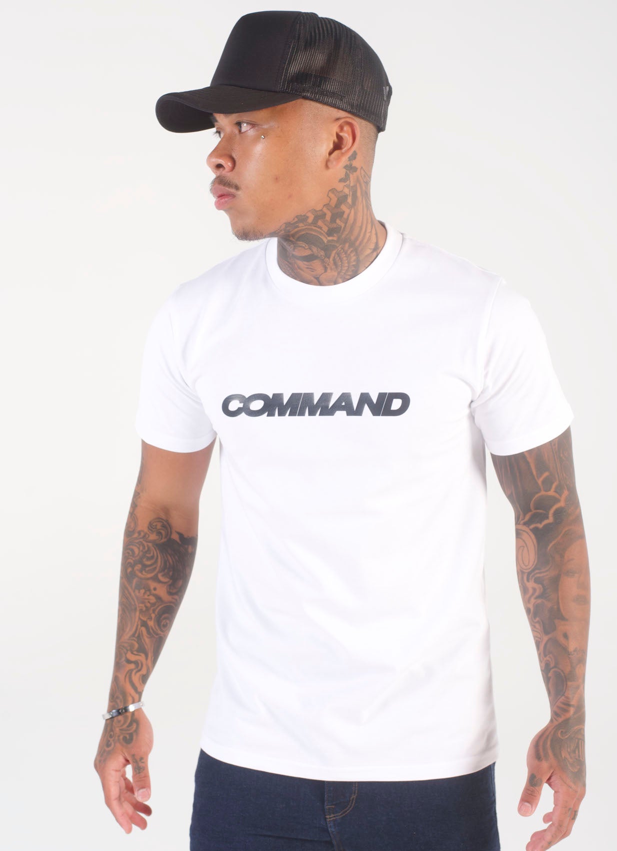 WHITE LOGO T-SHIRT